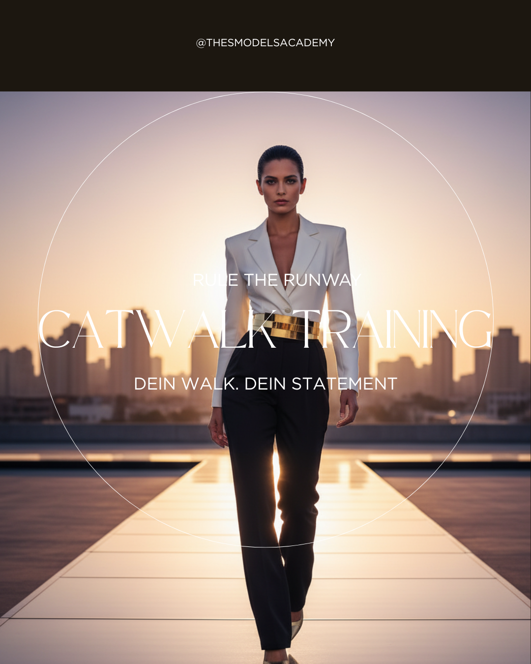 Catwalk-Training für Models